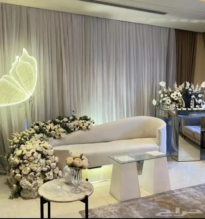 تأجير كوشات مداخل مرايات عقود ورد منسقين 5