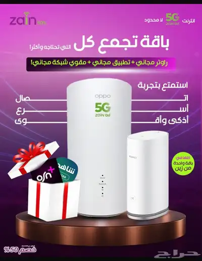 راوتر انترنت مفتوح لا محدود شبكه واي فاي wifi فايبر الياف 5g index