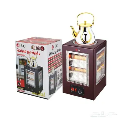 مدفأة بسخان كهربائي 2000 وات - DLC .شحن مجاني دفع بعد استلام index