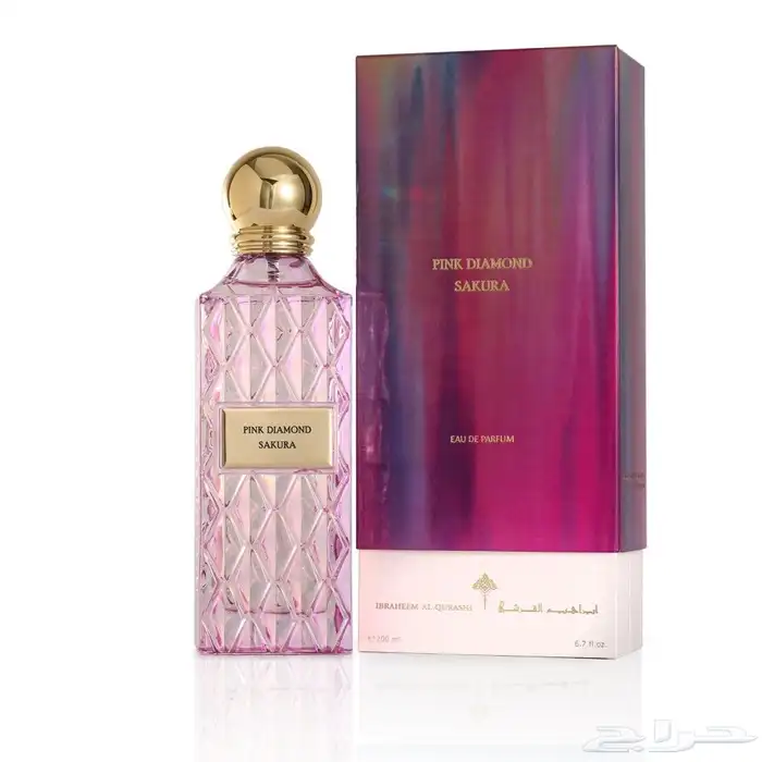 عطور ابراهيم القرشي إبراق متوفر عطر بينك دايموند ساكور150ml 0