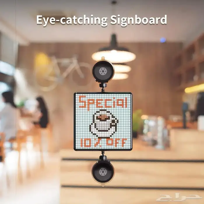 ( شاشة ) الإطار الذكي بكسل آرت Divoom Pixoo-Max 7