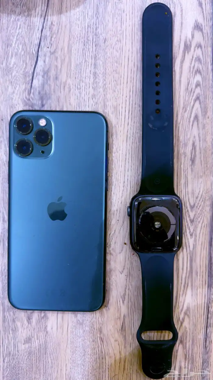 ايفون11 برو مع ساعة ابل 5 0