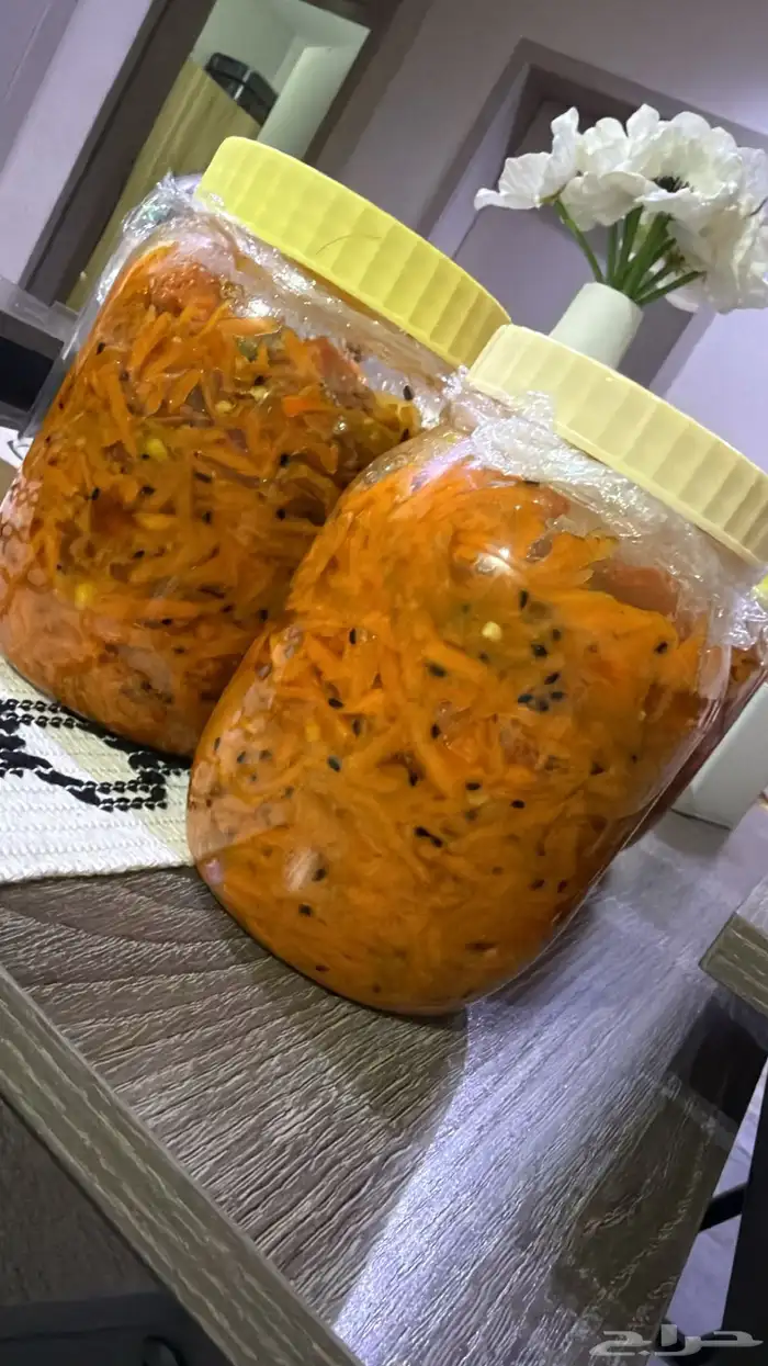 مخلل مره طعم وسبايسي شويه الله يفتح عليكم الرزق 1