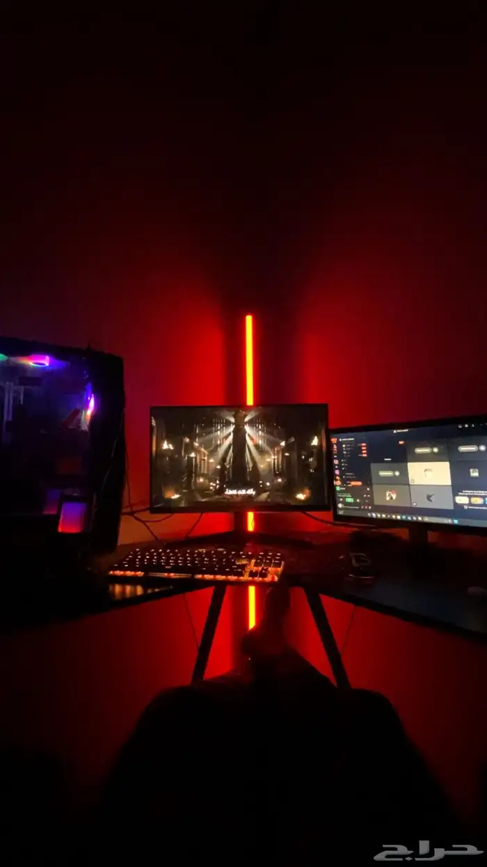 بي سي 3060rtx معالج 10400 وشاشتين 175 هرتز 60 هرتز ومايك 0