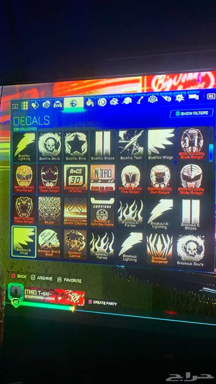 حساب روكيت ليق و فورت فيه كم سكن بفلوس ابيك وسوني للسون 9