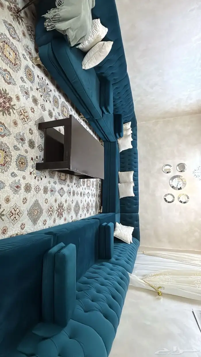 كنب صاله مع ستارتين الكنب اصلي شريته 7000 0