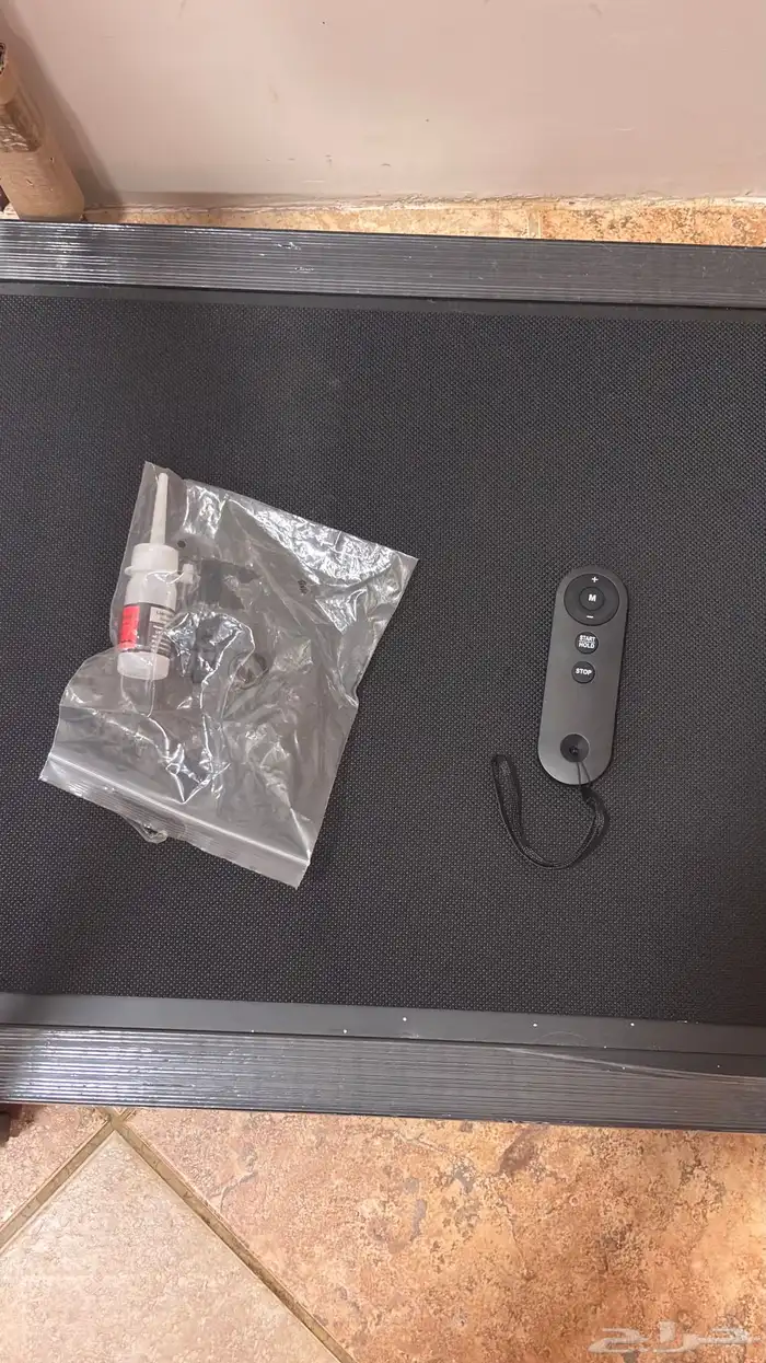 سير مشي كهربائي جديد استخدام مرتين مع جميع ملحقاته ريموت 3