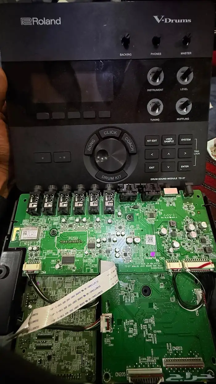 وحدة تحكم درامز Roland TD-27 أصلية - للاستخدام كقطع غيار 0