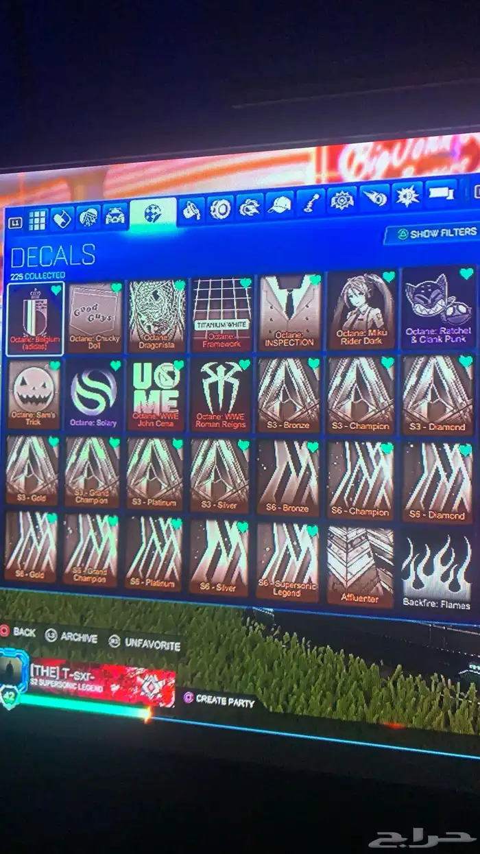 حساب روكيت ليق و فورت فيه كم سكن بفلوس ابيك وسوني للسون 5