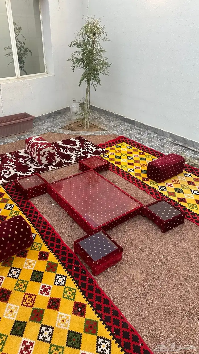 طاولات ضيافة ارضية 2