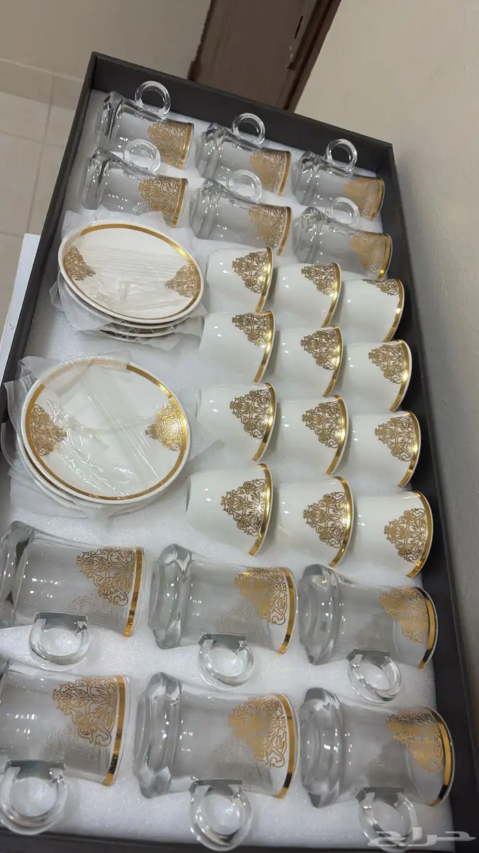 طقم فناجين وكاسات 2