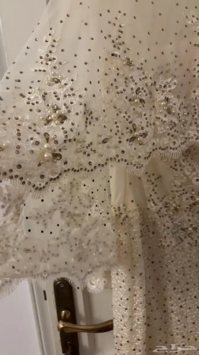 فستان سهرة من التل والدانتيل مقاس اكس لارج 2