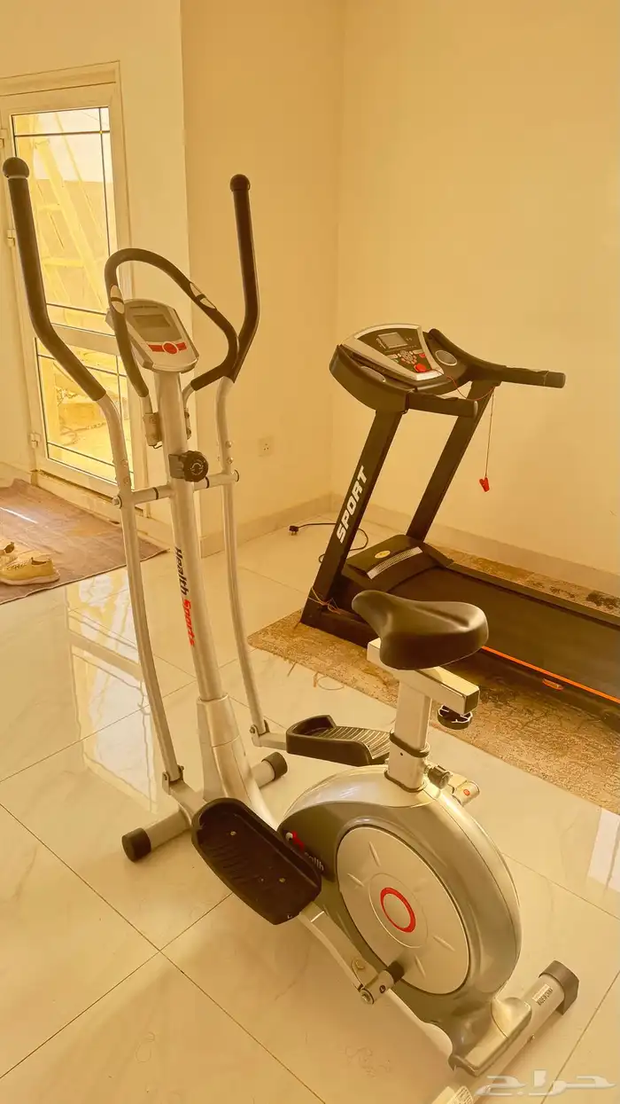 دراجة وسير رياضية 4