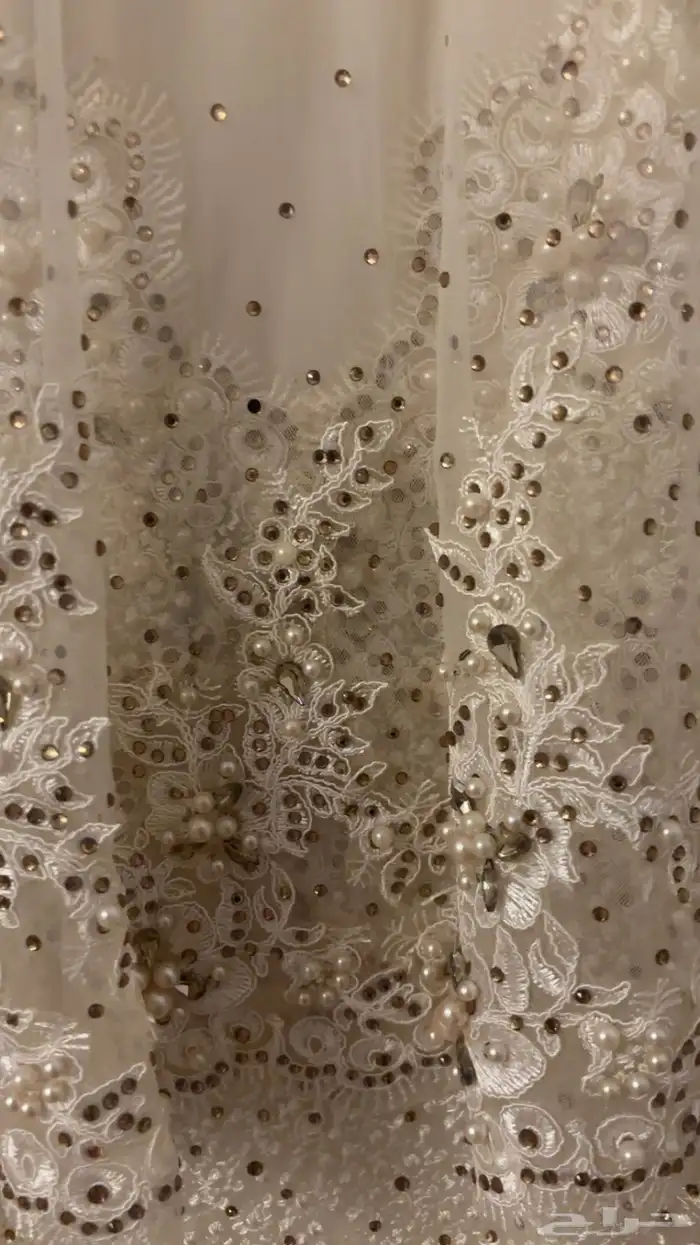 فستان سهرة من التل والدانتيل مقاس اكس لارج 11