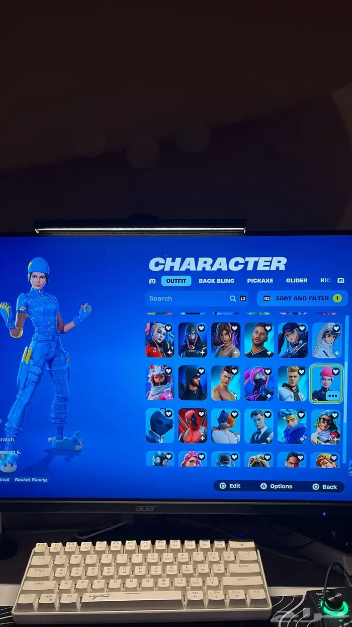 حساب فورت نايت وايت كات 2