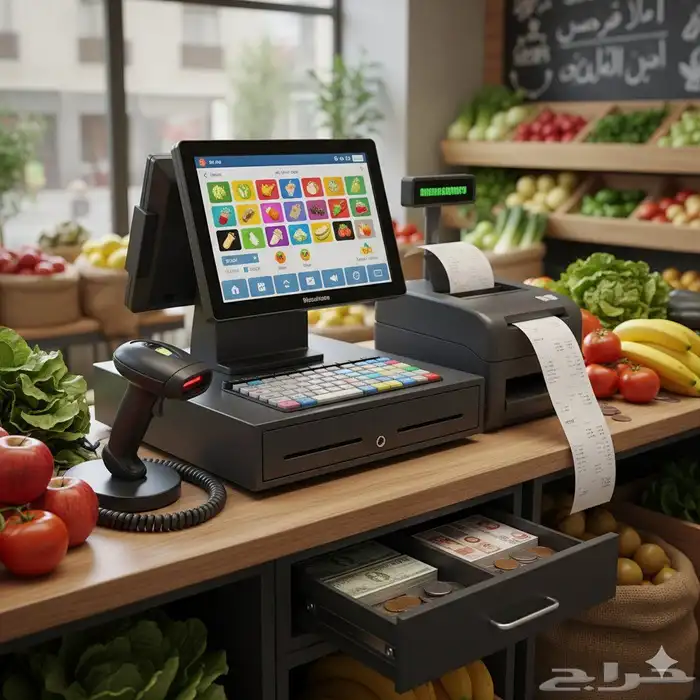 جهاز كاشير لمحلات الخضار معتمد بالمرحلة التانيه 0
