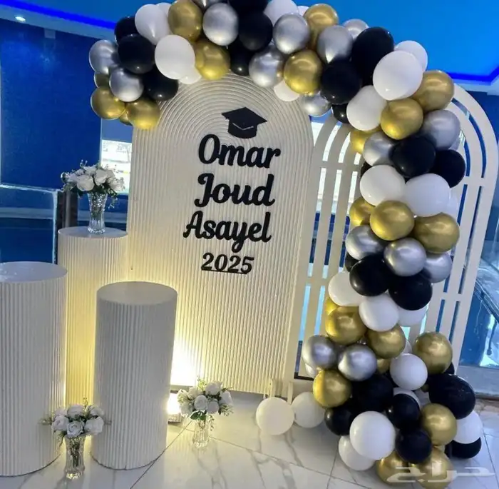 تأجير كوشات مداخل مرايات عقود ورد منسقين كراسي طاولات زل 4