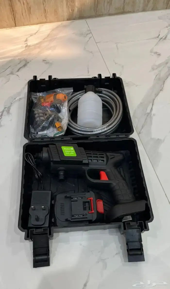 مضخة غسيل كهربائية ولاسلكية ودريل لاسلكي 1