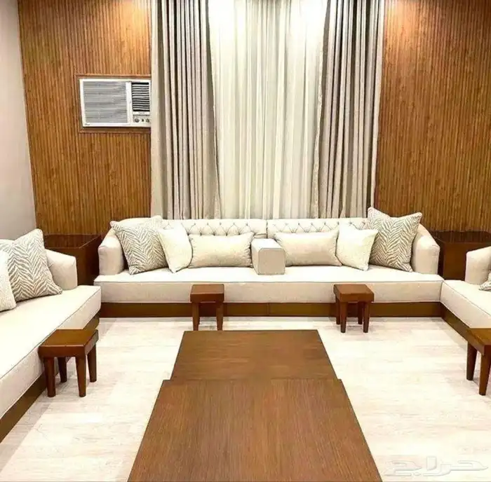 تنجيد كنب مجلس مساند وا تفصيل ستائر ويفي جمع النوعيه 4