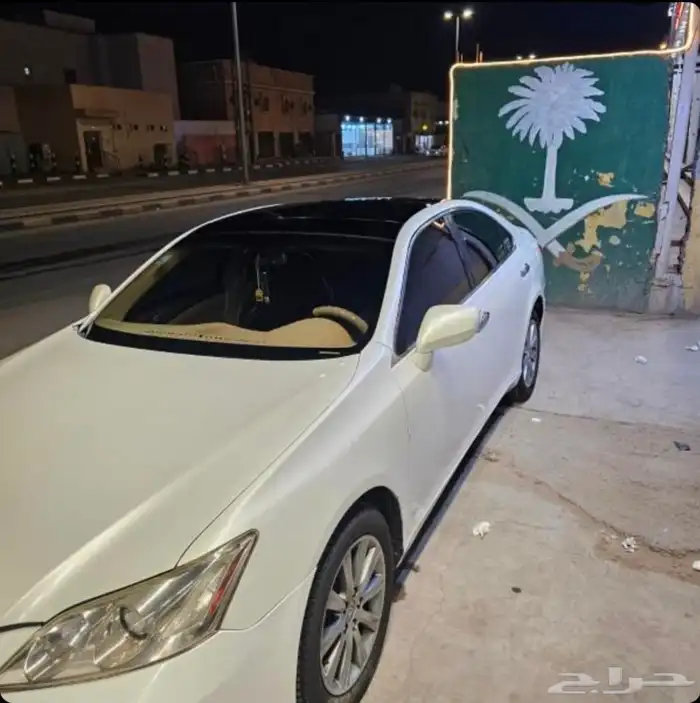 لكزس ES350 اللون ابيض مديل 2008 2