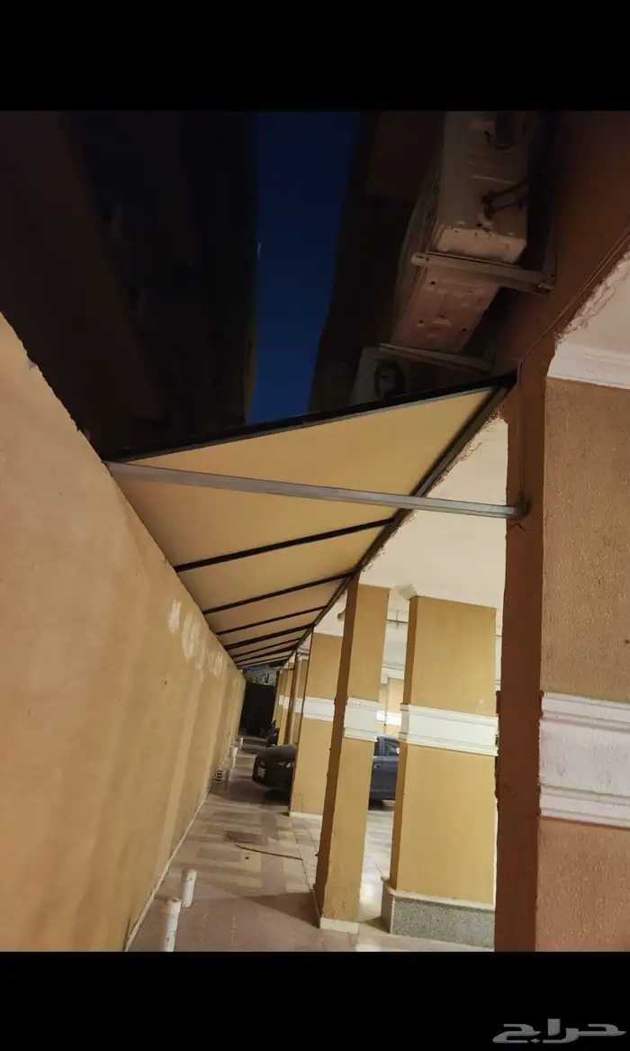 مظله مخروطي قماشpvcكوري بلثين صيانه 9