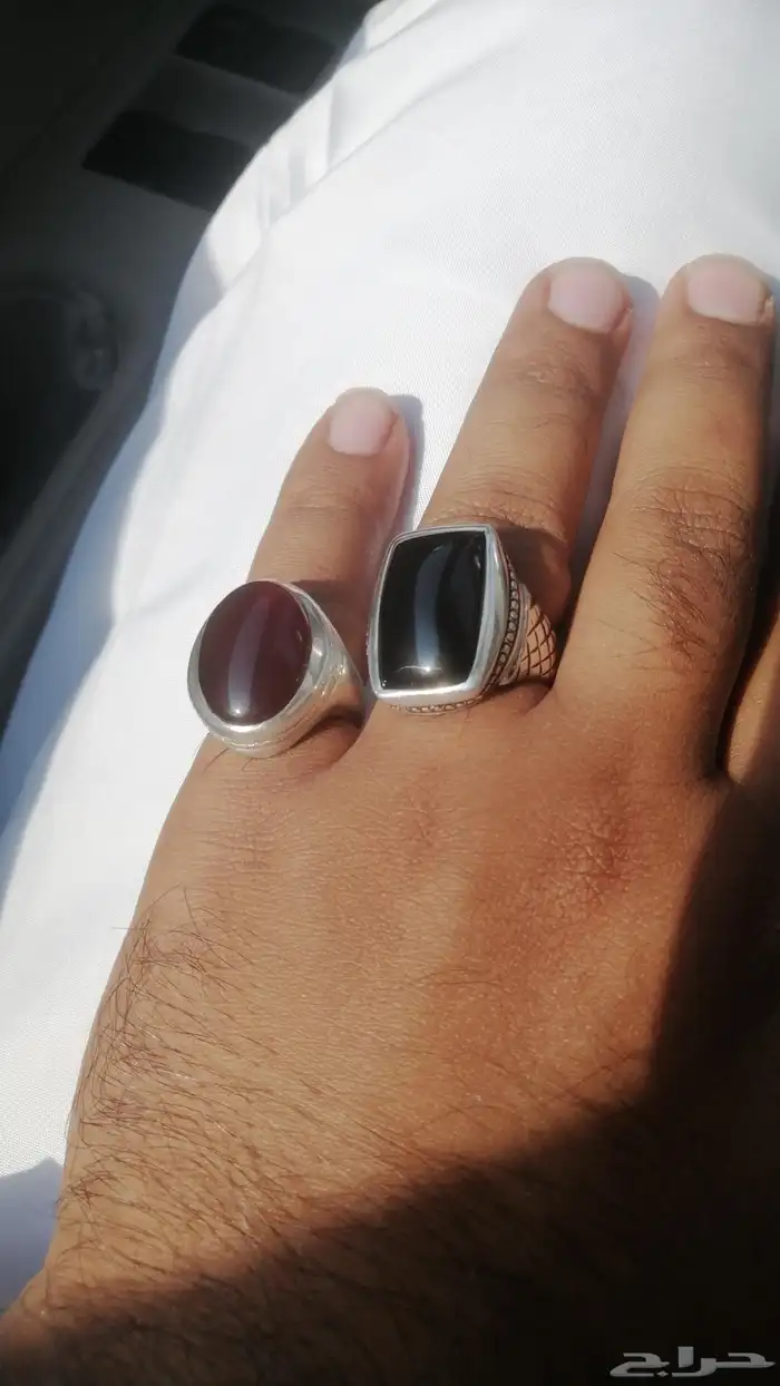 خاتم عقيق كرزي 0