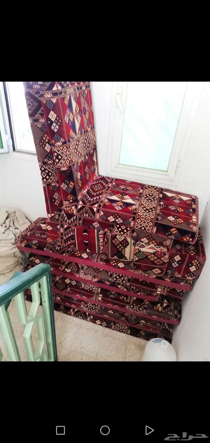 مساند ظهر تراثية او جلسه تراثية و منقل 3