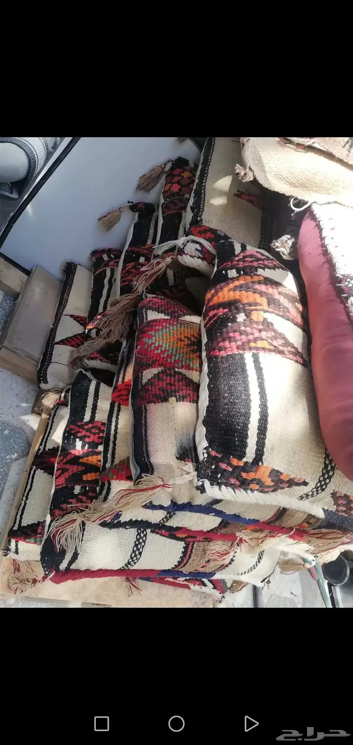 مساند ظهر تراثية او جلسه تراثية و منقل 2