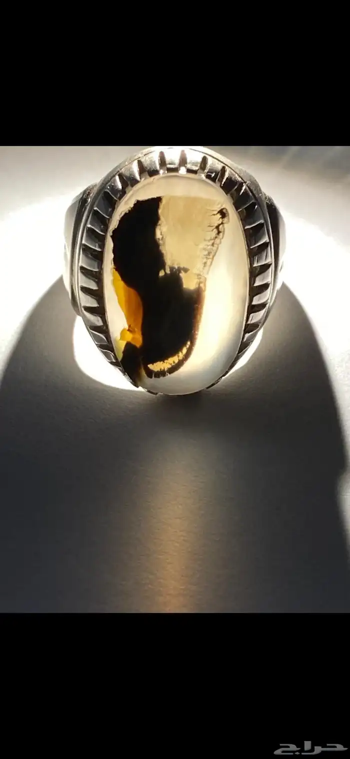 خاتم عقيق مصور 0