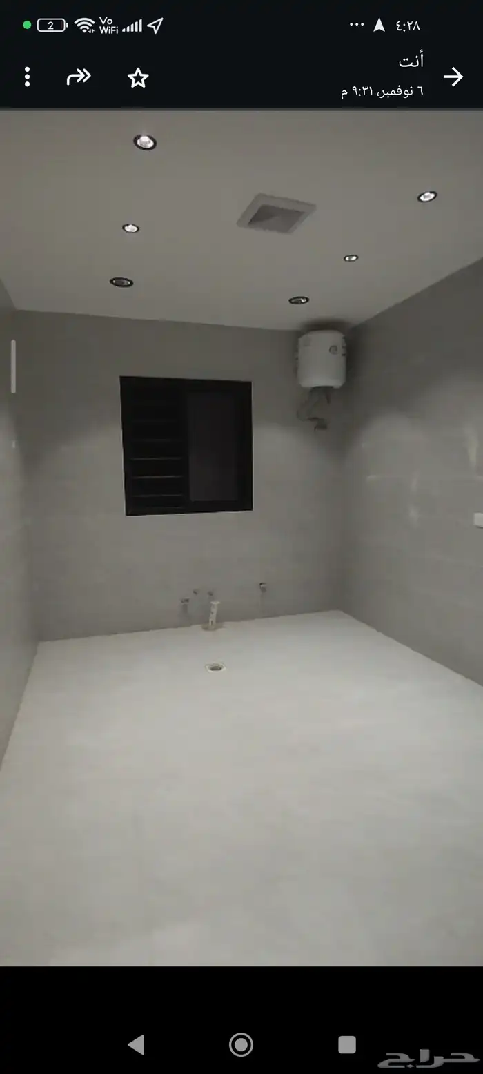 شقه جديده بالندوه اربع غرف وصاله مدخلين للايجار 10