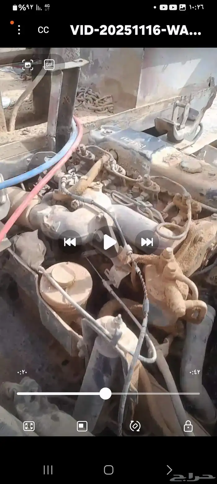 للبيع مكينه دينه زيزو 4BE1 شغال شرط 5