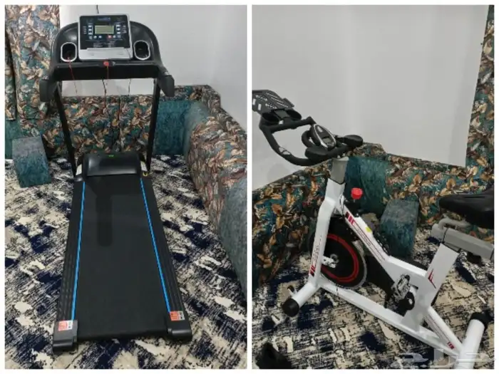 سير وسيكل للتمرين شبه جديدة وعربيات للأطفال 0