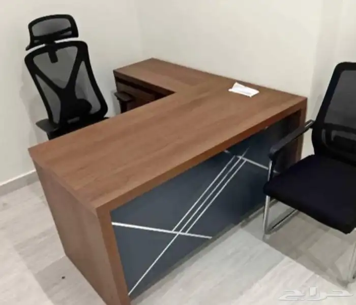 مكتب مودرن زاويه بجميع المقاسات متوفر جديد كرتون 27