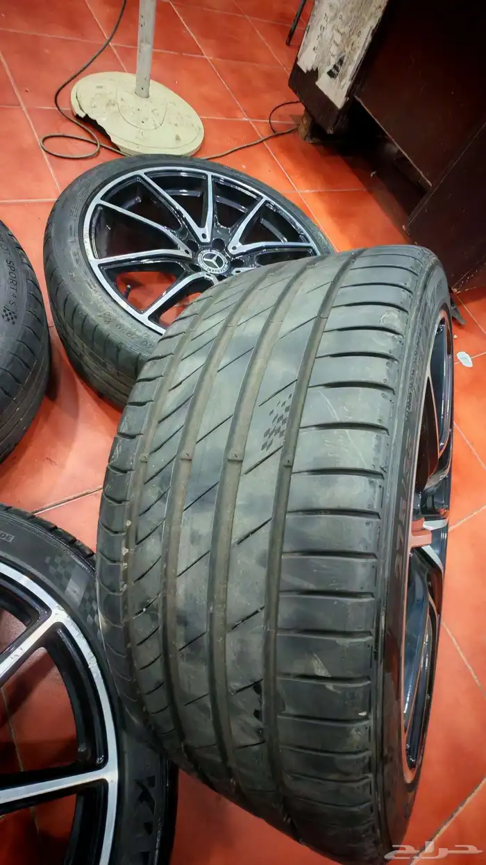 جنوط مرسيدس يخت معا الكفرات مقاس 20 عرضين 5