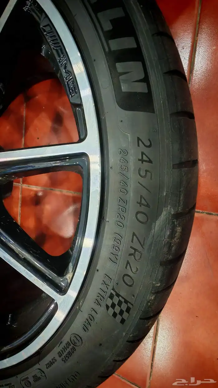 جنوط مرسيدس يخت معا الكفرات مقاس 20 عرضين 8