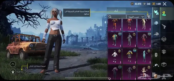 حساب ببجي للبيع المستوى 69 على السوم 1