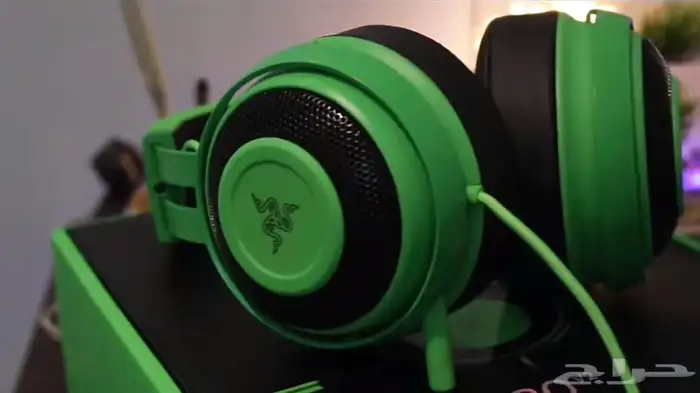 سماعة قيمنق ريزر مع كرتونها وكل ملحقاتها 0