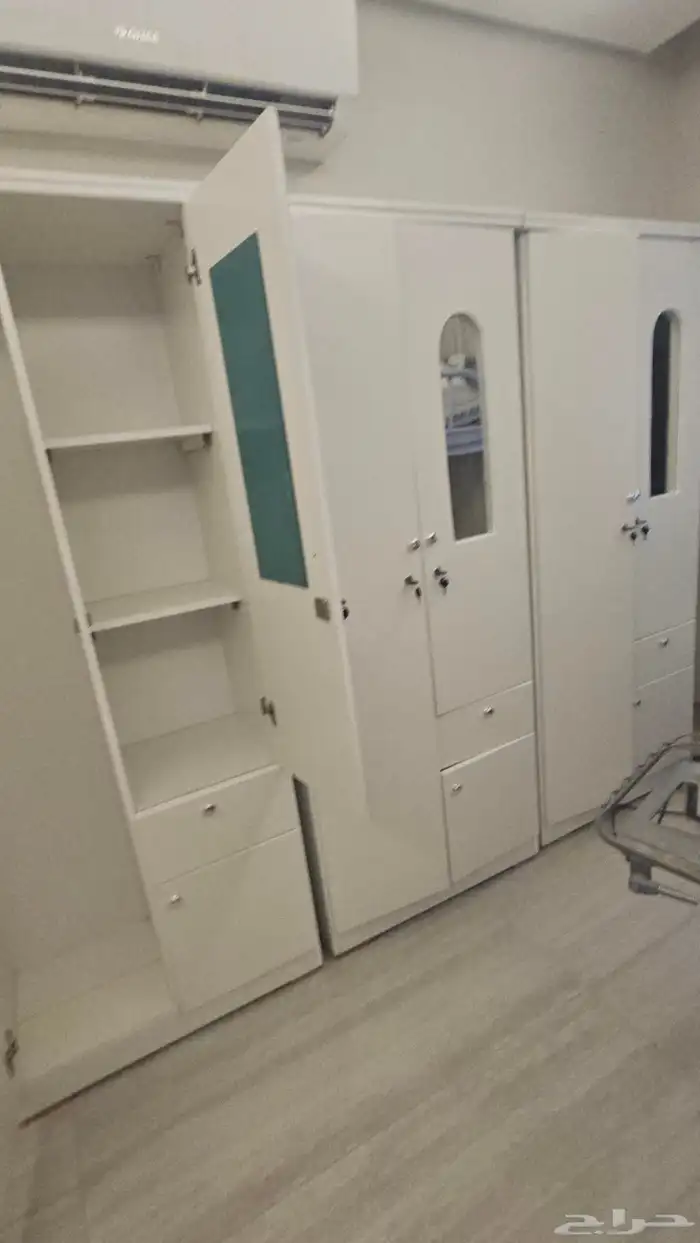 سرير خشب مقاس 190 190  سرير خشب نفر ونص مقاس 7