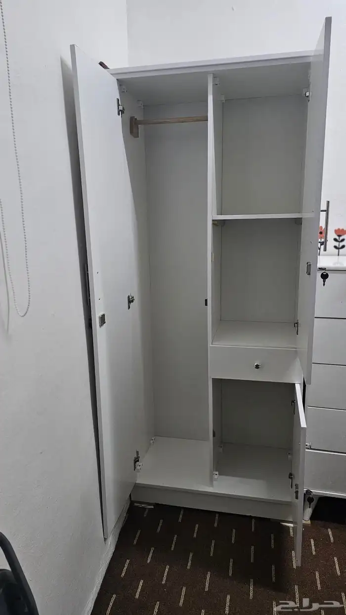 سرير خشب مقاس 190 190  سرير خشب نفر ونص مقاس 4