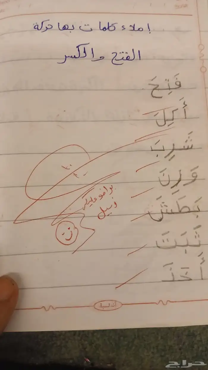 تأسيس اطفال من اول مسكه القلم  لمنهج  لتأسيس وقراءه سليمه 21