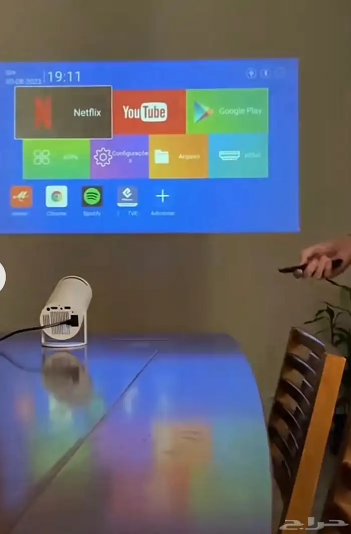 بروجكتر رؤية واضحة وتكبير وتصغير 1