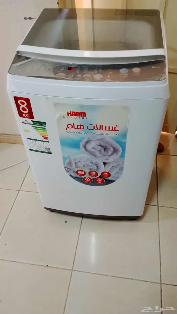 فرن غاز غسالة شبه جديد 2