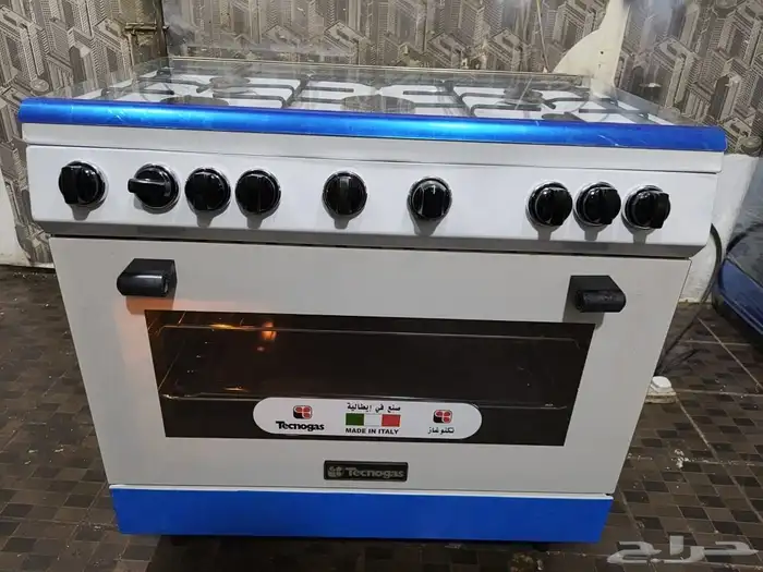 خمسه عيون فرن ايطالي اصلي تكنوج غاز 60 90 مقاس 7