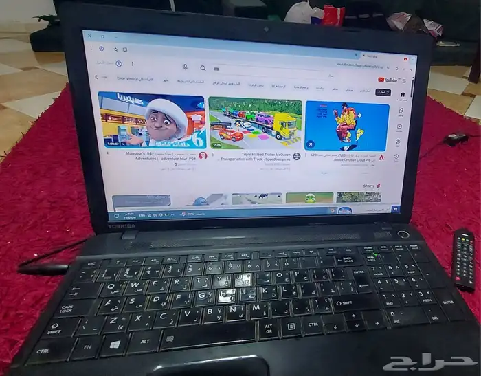 لاب توب توشيبا للبيع شغال فل 2