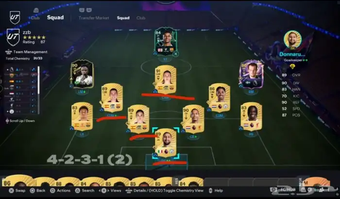 حساب فيفا مع اللعبه 1