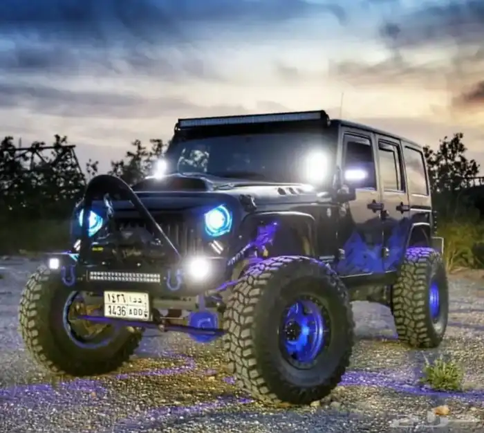 رانجلر JK 2012 4 ابواب اسود معدل تعديل كامل 1