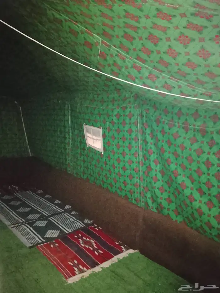 خيمه طيبه مقاس 5 5 عمود طيبه بالحيل ثلاثه غاط 0