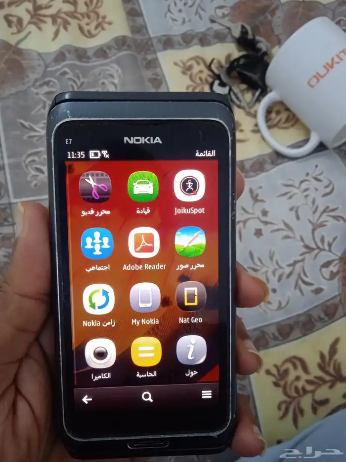 Nokia E7. شغال بحاله جيده 0
