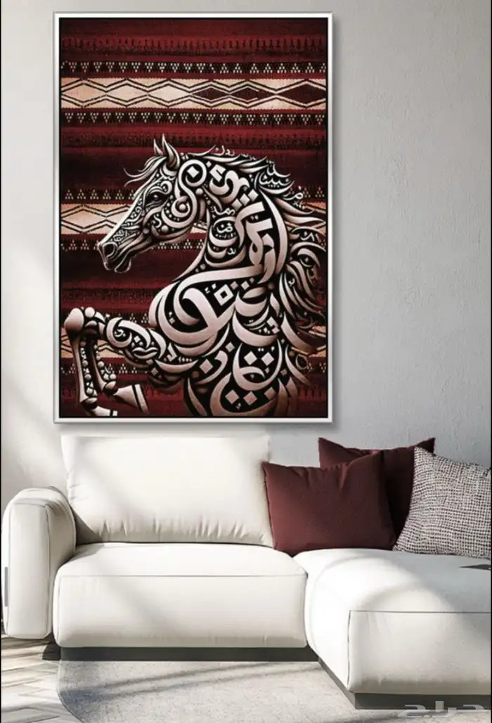 لوحات براويز كانفس يوجد تفصيل على حسب الطلب 1