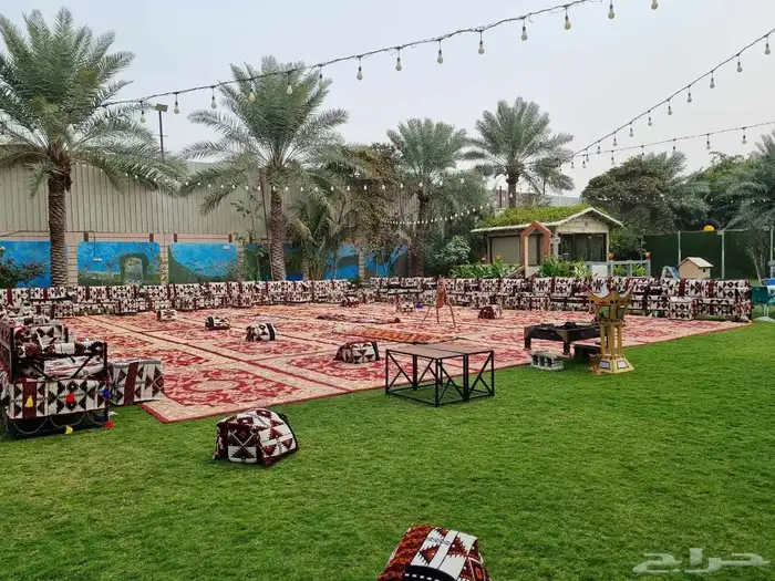 تنظيم حفلات ومناسبات ويوجدخيم ويوجد كرسي ملكي وزل ملكي 0